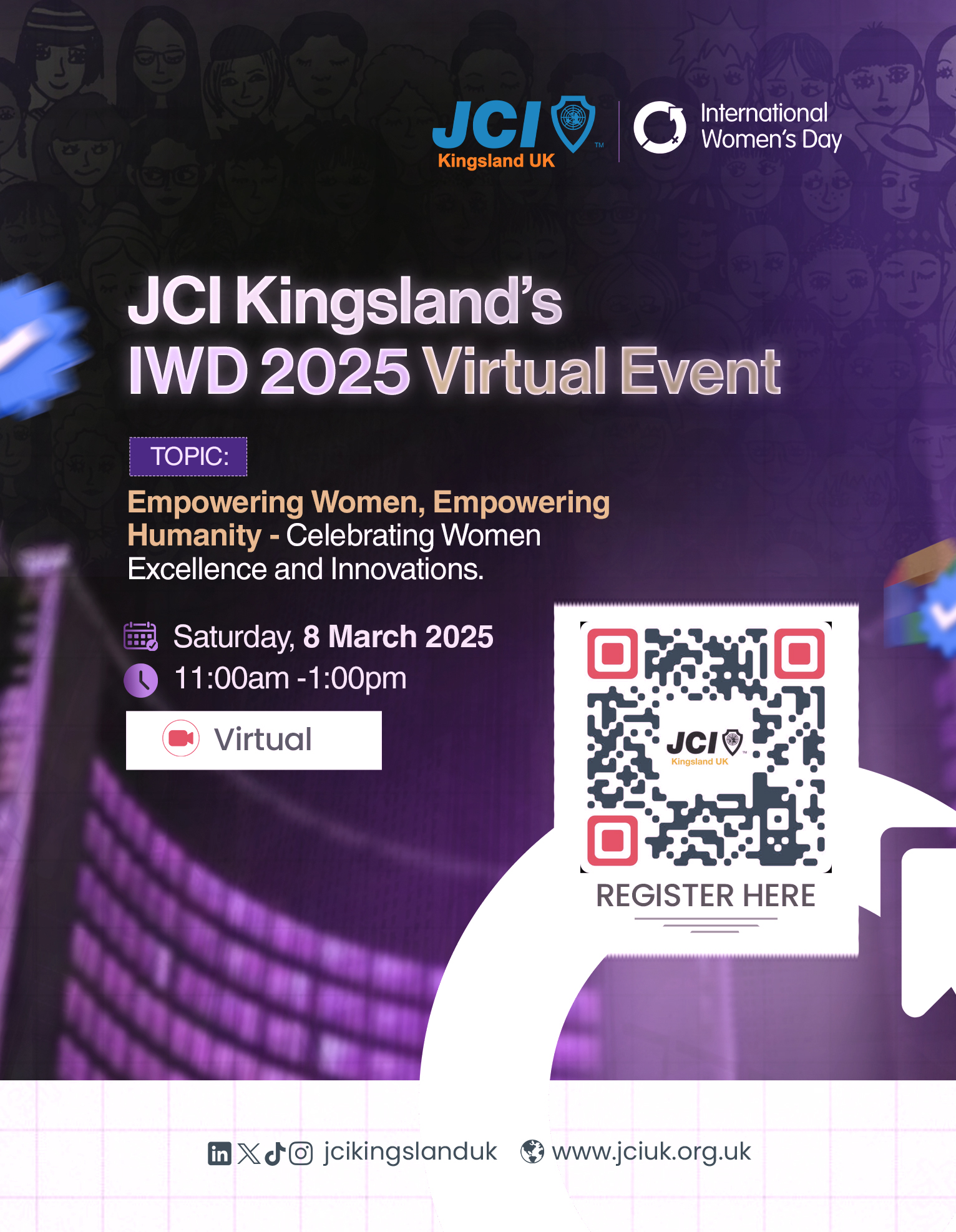 Celebrating Womens Excellence and Innovation Join JCI Kingslands International Womens Day 2025 Event