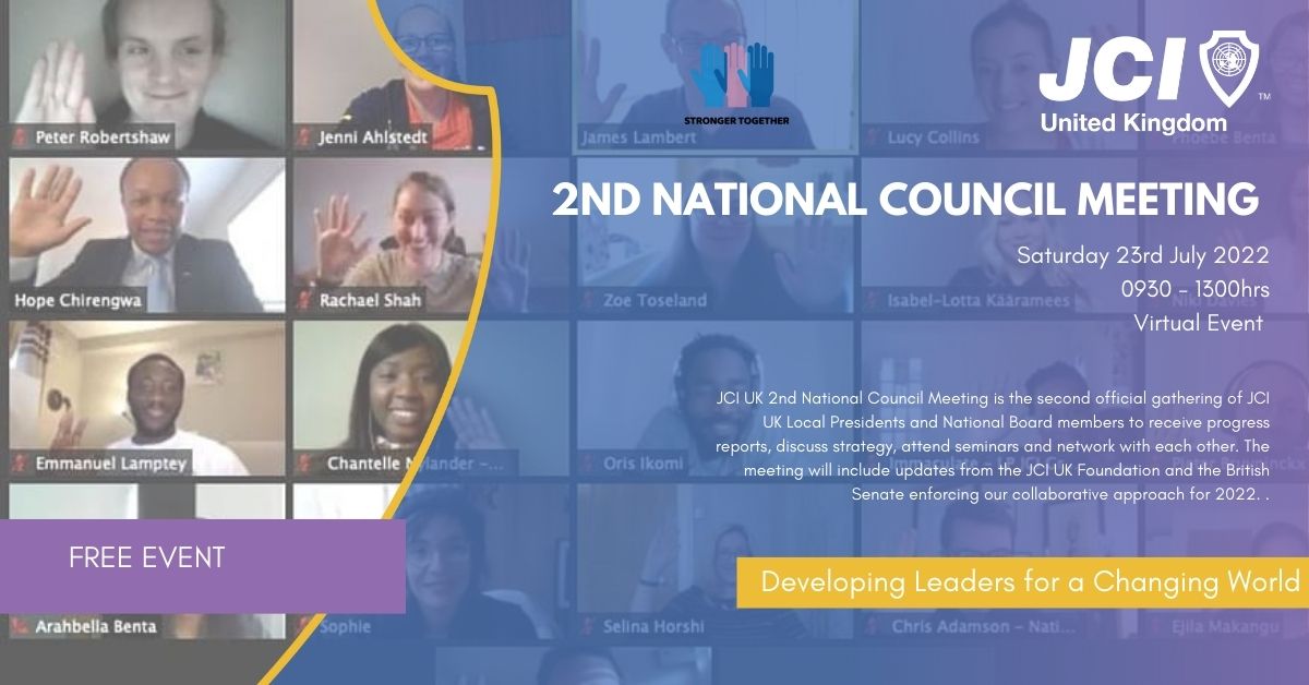 JCI UK 2nd NATIONAL COUNCIL 2022