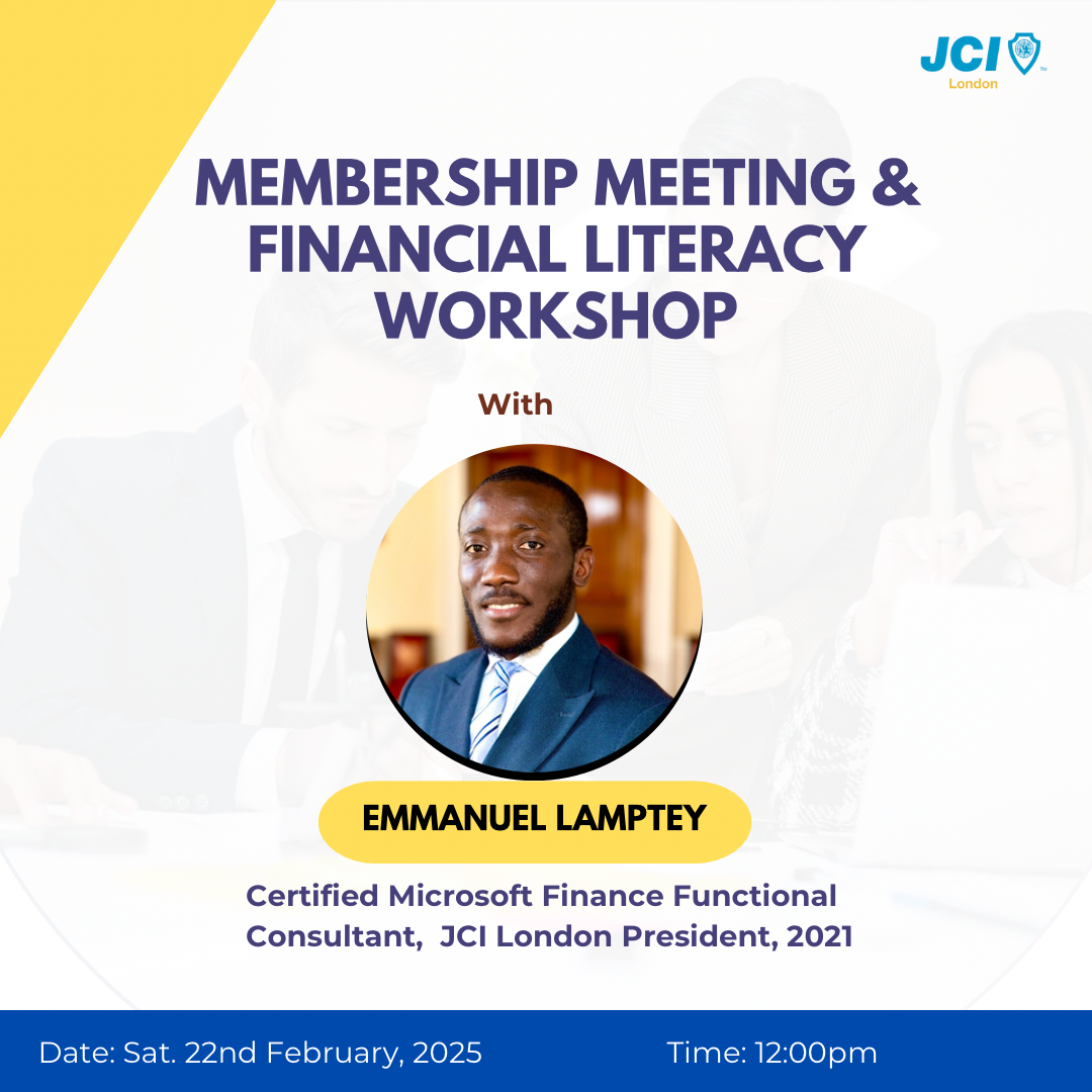 Financial Literacy Workshop and membership meeting